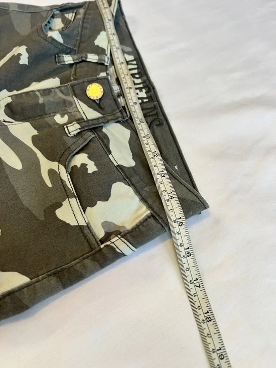 VIP Camo Cargo Pants - Green & Cream - Picture 9 of 9